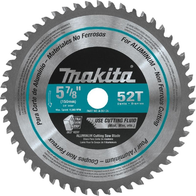 Makita A - 96126 5 - 7/8in 52CT 5/8in Cordless Circular Saw Blade - Mississauga Hardware Centre IncMakitaA-96126