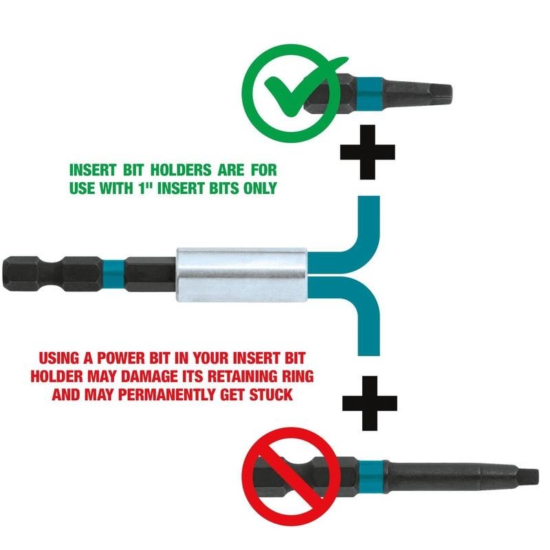 Makita A - 96992 ImpactX 3in One Piece Magnetic Insert Bit Holder - Mississauga Hardware Centre IncMakitaA-96992