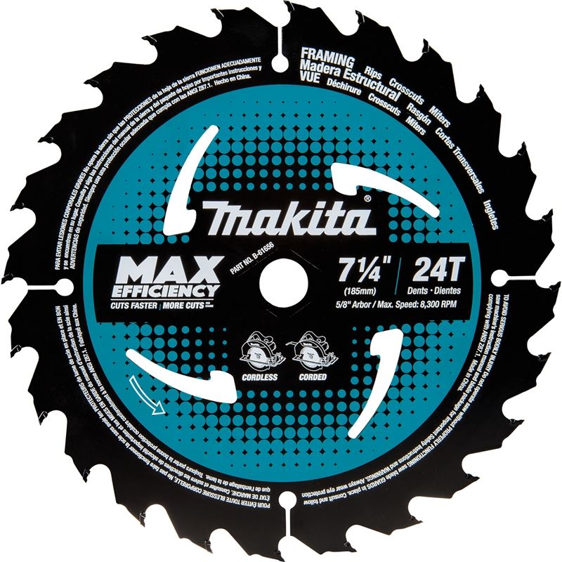 Makita B - 61656 7 - 1/4 inch 24T Carbide Blade - Mississauga Hardware Centre IncMakitaB-61656-10