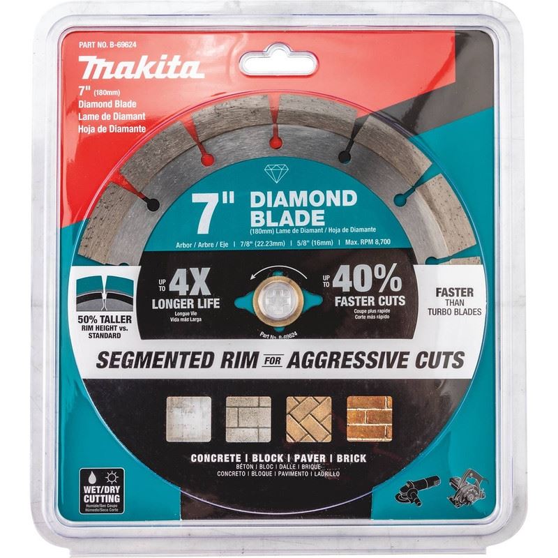 Makita B - 69624 7in Diamond Blade - Segmented - Mississauga Hardware Centre IncMakitaB-69624