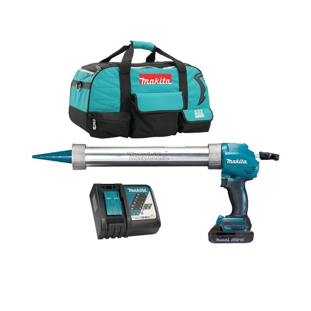 Makita DCG180YBX1 18V LXT Cordless 600 mL Caulking Gun (Compact Kit) - Mississauga Hardware Centre IncMakitaDCG180YBX1