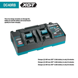 Makita DCR40RB 40V max XGT Dual Port Rapid Optimum Charger - Mississauga Hardware Centre IncMakitaDC40RB
