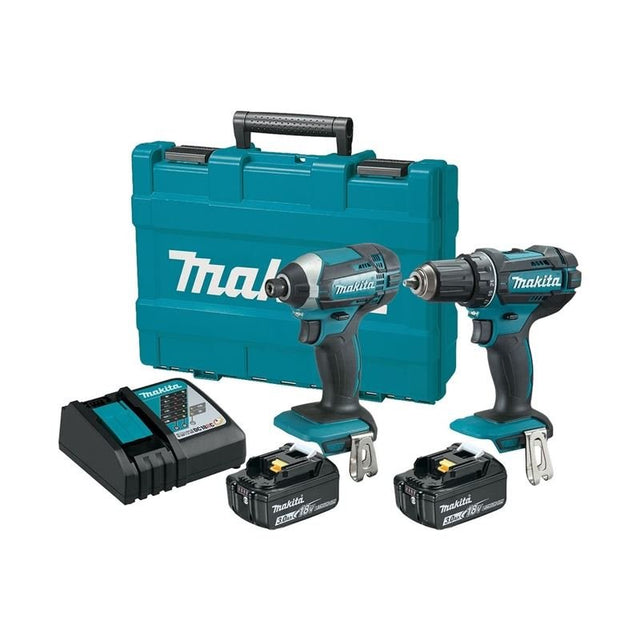 Makita DLX2127X10 18V LXT 2 - Piece Drill Driver / Impact Driver Kit - Mississauga Hardware Centre IncMakitaDLX2127X10
