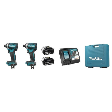 MAKITA DLX2187M 18V LXT 2 Piece Combo 4.0Ah Kit (DTD154Z x 2) - Mississauga Hardware Centre IncMakitaDLX2187M