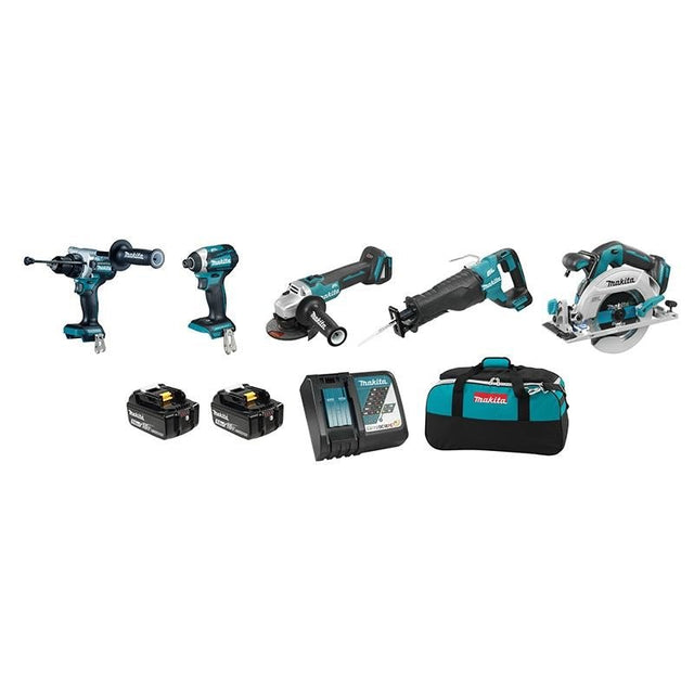 Makita DLX5077TX1 18V (5.0 Ah) LXT 5 Tool Combo Kit - Mississauga Hardware Centre IncMakitaDLX5077TX1