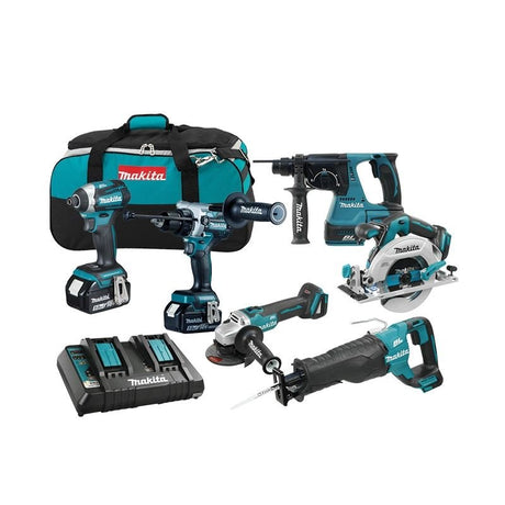Makita DLX6109TX1 18V (5.0 Ah) 6 Tool Combo Kit - Mississauga Hardware Centre IncMakitaDLX6109TX1