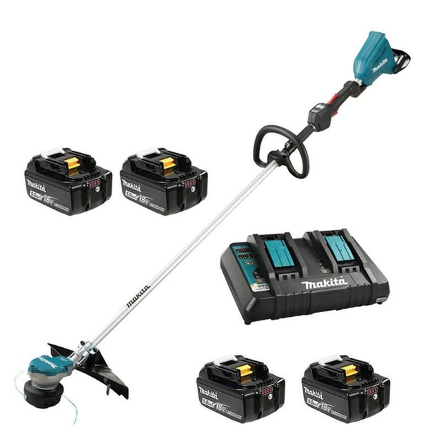 Makita DUR368LPT4 15in / 18Vx2 LXT Line Trimmer 4 Battery Kit - Mississauga Hardware Centre IncMakitaDUR368LPT4