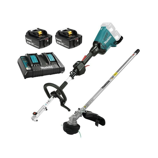 Makita DUX60PTM5X 18VX2 (36V) Li - Ion (5.0 Ah) Brushless Split Shaft Power Unit w/ Line Trimmer Attachment (EM405MP) Kit - Mississauga Hardware Centre IncMakitaDUX60PTM5X