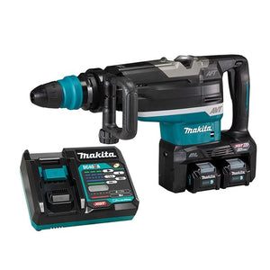 Makita HR006GM203 80V max (40VX2) XGT Brushless Cordless 2" SDS - MAX Rotary Hammer w/AWS, AFT & AVT (4.0 Ah x2 Kit) - Mississauga Hardware Centre IncMakitaHR006GM203