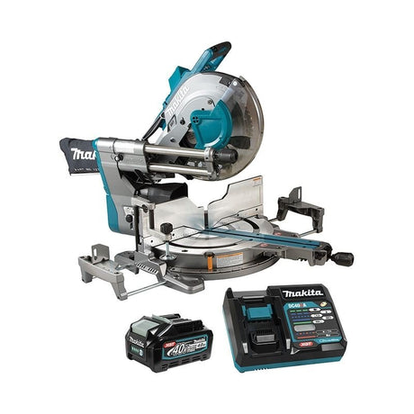 Makita LS003GM102 40V max XGT Brushless Cordless 12in Dual Compound Sliding Mitre Saw w/ AWS (4.0Ah Kit) - Mississauga Hardware Centre IncMakitaLS003GM102