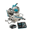 Makita LS004GM102 40V XGT 10in Dual Compound Sliding Mitre Saw w/ AWS (4.0Ah Kit) - Mississauga Hardware Centre IncMakitaLS004GM102