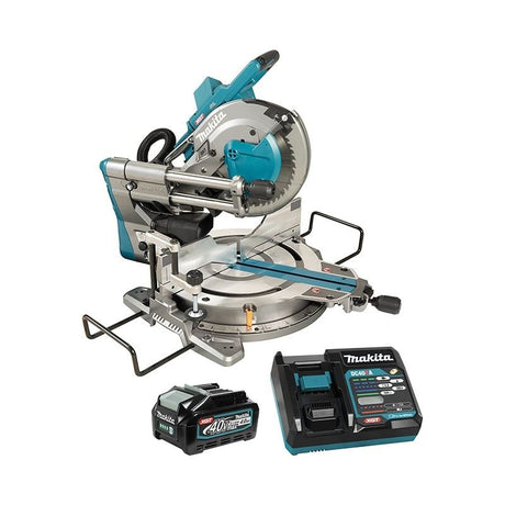 Makita LS004GM102 40V XGT 10in Dual Compound Sliding Mitre Saw w/ AWS (4.0Ah Kit) - Mississauga Hardware Centre IncMakitaLS004GM102
