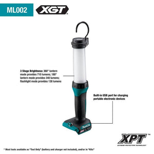 Makita ML002G 40V MAX XGT 710 Lumen LED Worklight - Mississauga Hardware Centre IncMakitaML002G