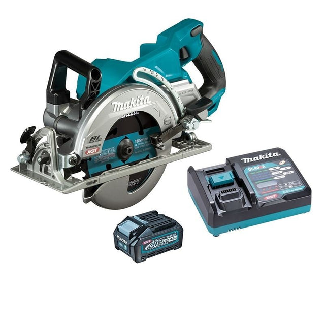 Makita RS001GM101 40V max XGT 7 - 1/4 in Rear - Handle Circular Saw (4.0Ah) Kit - Mississauga Hardware Centre IncMakitaRS001GM101