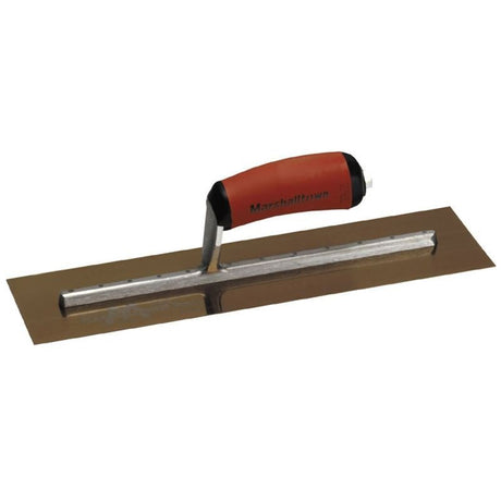 Marshaltown | MXS205GD 20" X 5" Golden Stainless Steel Finishing Trowel with DuraSoft Handle - Mississauga Hardware Centre IncMarshalltown13452