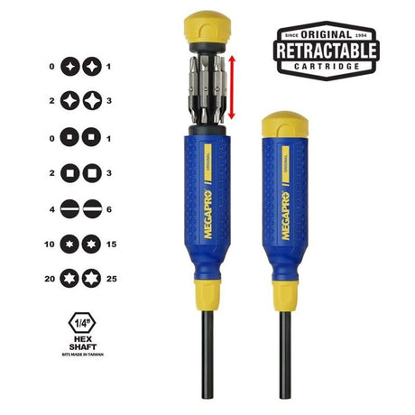 MEGAPRO Original 15 - in - 1 Screwdriver - Mississauga Hardware Centre IncMEGAPRO151NAS