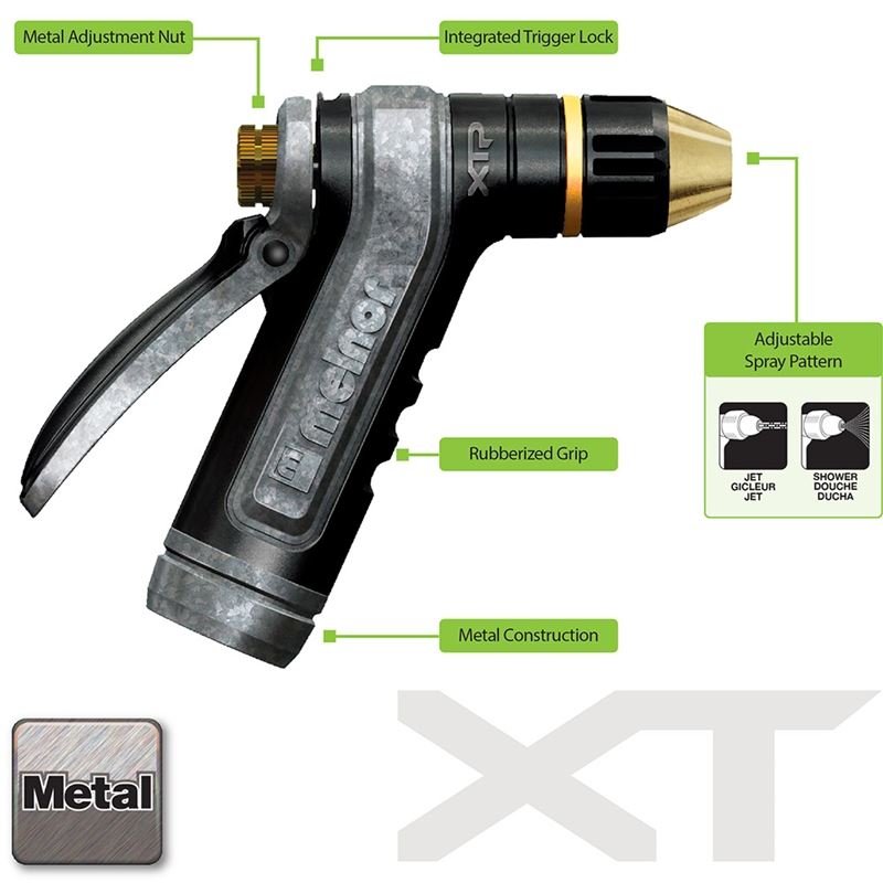 melnor XT450 Heavyweight Metal Adjustable Hoze Nozzle - Mississauga Hardware Centre Inc