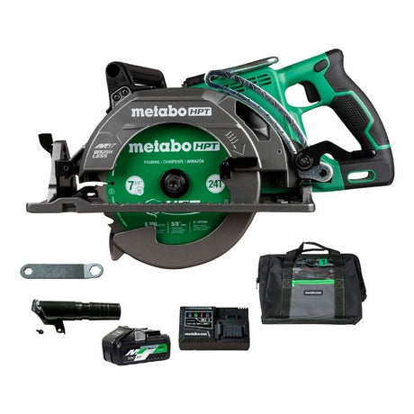 metabo HPT C3607DWA 36V MultiVolt 7 - 1/4 Inch Rear Handle Circular Saw - Mississauga Hardware Centre Inc