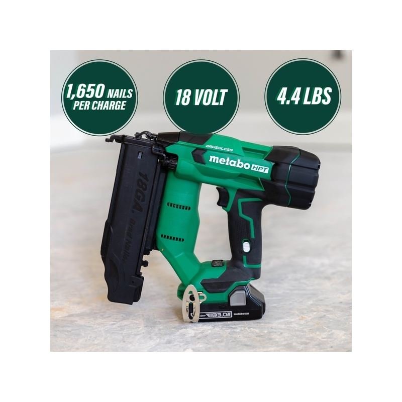metabo HPT NT1850DFM 18V Compact Cordless 18 Gauge Brad Nailer - Mississauga Hardware Centre Inc