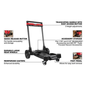 Milwaukee 0933 - 20 Premium Wet/Dry Vacuum Cart - Mississauga Hardware Centre Inc