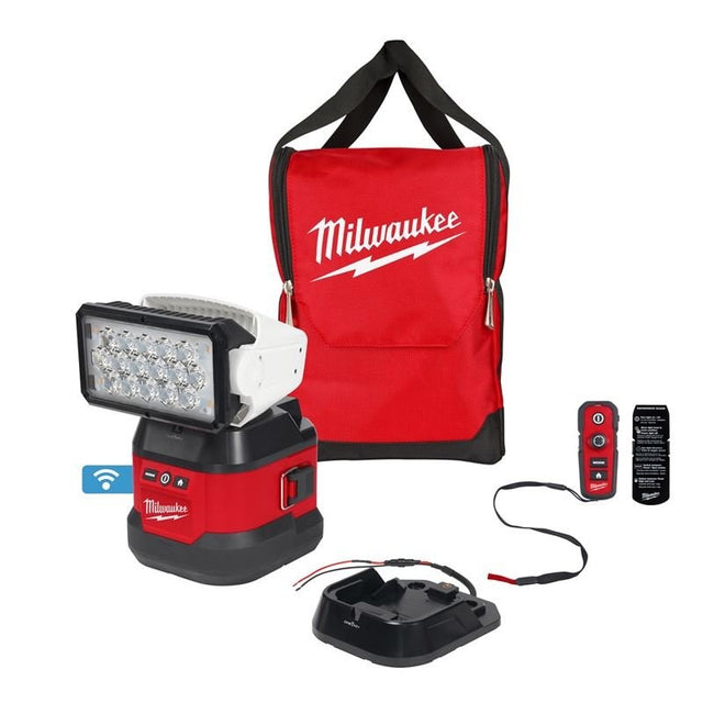 Milwaukee 2123 - 20 M18 Utility Remote Control Search Light w/ Portable Base - Mississauga Hardware Centre Inc