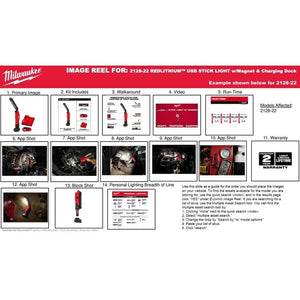 Milwaukee 2128 - 22 RLUSB STICK LIGHT KIT - Mississauga Hardware Centre Inc