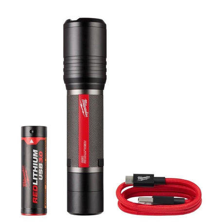 Milwaukee 2162 - 21 RLUSB 2000L SLIDE FOCUS FLASHLIGHT - Mississauga Hardware Centre Inc