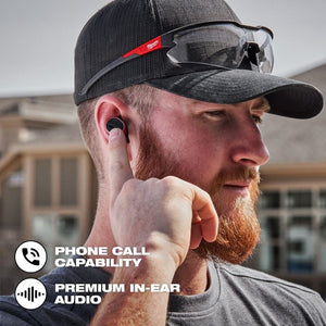 Milwaukee 2191 - 21 REDLITHIUM USB Bluetooth Jobsite Ear Buds - Mississauga Hardware Centre Inc