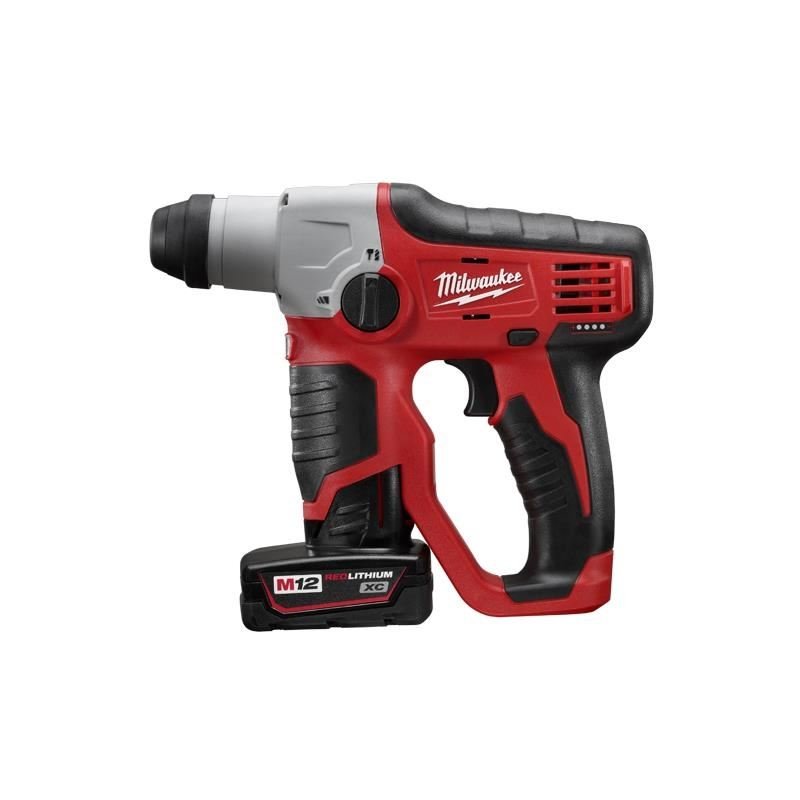 Milwaukee | 2412 - 22XC M12 Cordless Lithium - Ion 1/2" SDS - Plus Rotary Hammer Kit - Mississauga Hardware Centre IncMilwaukee2412-22XC