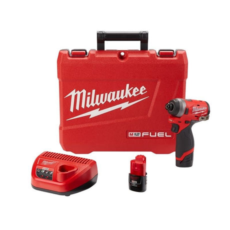 Milwaukee 2553 - 22 M12 FUEL 1/4" Hex Impact Driver Kit - Mississauga Hardware Centre IncMilwaukee2553-22