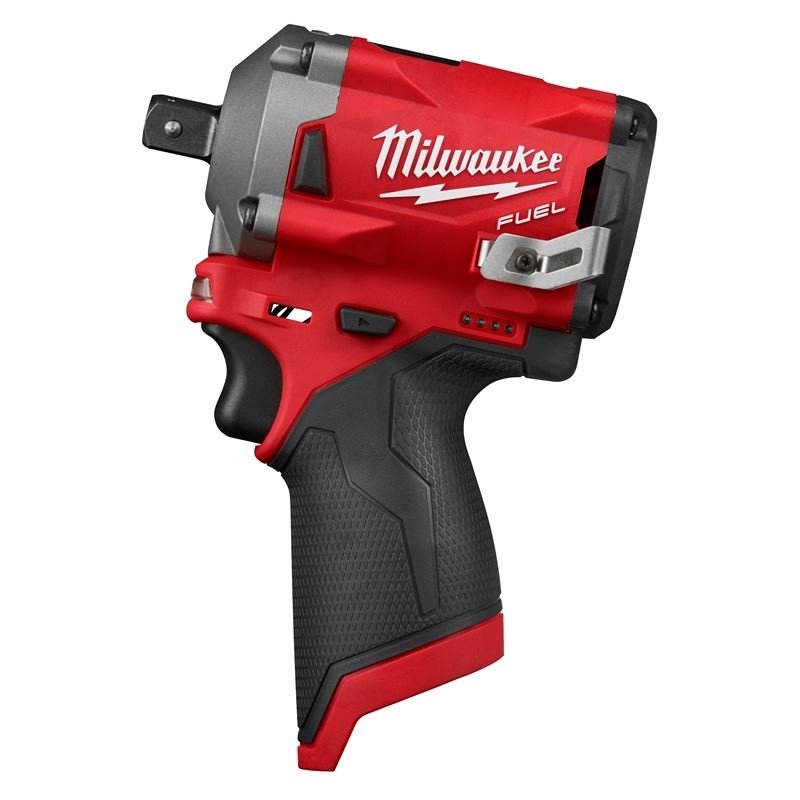 Milwaukee 2555P - 20 M12 FUEL 1/2 inch Stubby Impact Wrench w/ Pin Detent - Mississauga Hardware Centre IncMilwaukee2555P-20