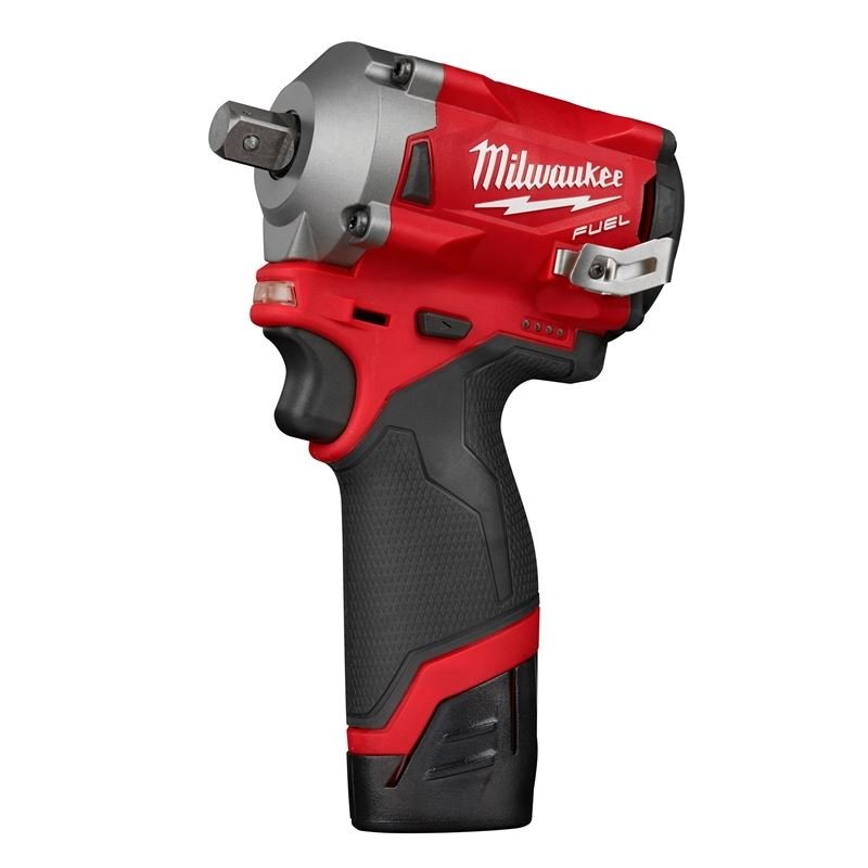 Milwaukee 2555P - 22 M12 FUEL 1/2 Stubby Impact Wrench w/ Pin Detent Kit - Mississauga Hardware Centre IncMilwaukee2555P-22