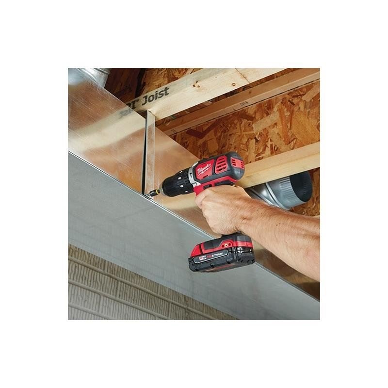 Milwaukee 2607 - 22CT M18 Compact 1/2 Hammer Drill/Driver Kit - Mississauga Hardware Centre IncMilwaukee2607-22CT