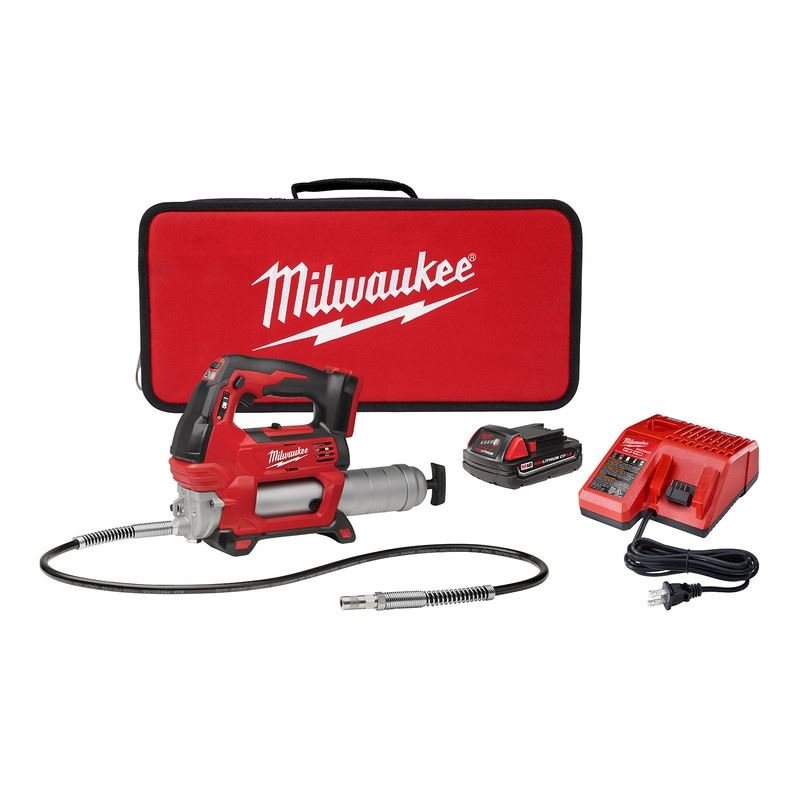 Milwaukee 2646 - 21CT M18 Cordless 2 - Speed Grease Gun Kit - Mississauga Hardware Centre Inc