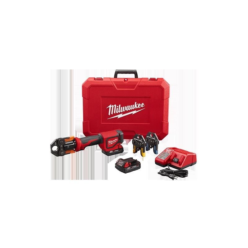 Milwaukee 2674 - 22P M18â„¢ Short Throw Press Tool Kit w/ Viega PureFlowâ„¢ Jaws - Mississauga Hardware Centre IncMilwaukee2674-22P