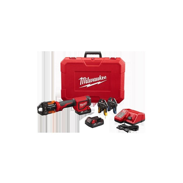 Milwaukee 2674 - 22P M18â„¢ Short Throw Press Tool Kit w/ Viega PureFlowâ„¢ Jaws - Mississauga Hardware Centre IncMilwaukee2674-22P