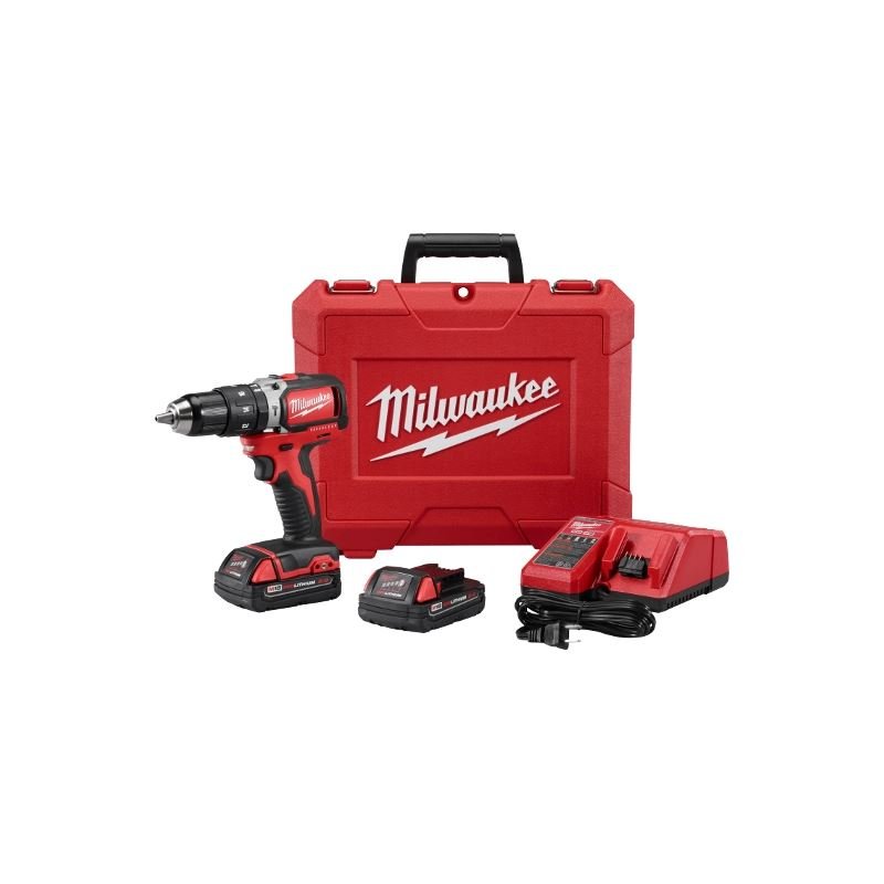 Milwaukee 2702 - 22CT M18 1/2" Compact Brushless Hammer Drill/Driver Kit - Mississauga Hardware Centre IncMilwaukee2702-22CT
