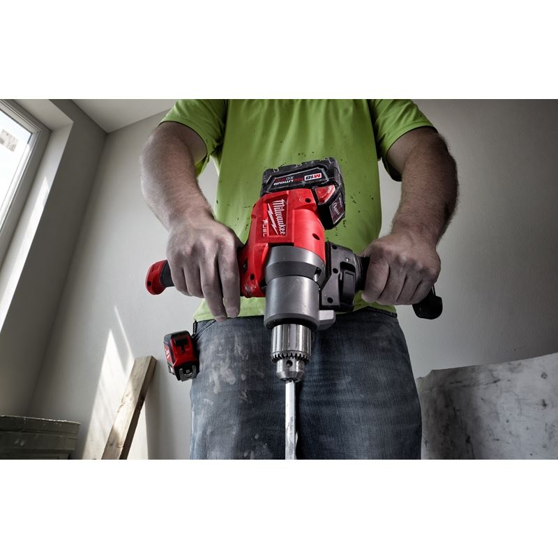 Milwaukee 2810 - 20 M18 FUEL Mud Mixer with 180 degree Handle (Tool Only) - Mississauga Hardware Centre Inc