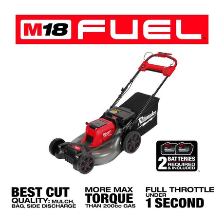 Milwaukee 2823 - 22HD M18 FUEL 21in Self - Propelled Dual Battery Mower Kit - Mississauga Hardware Centre Inc