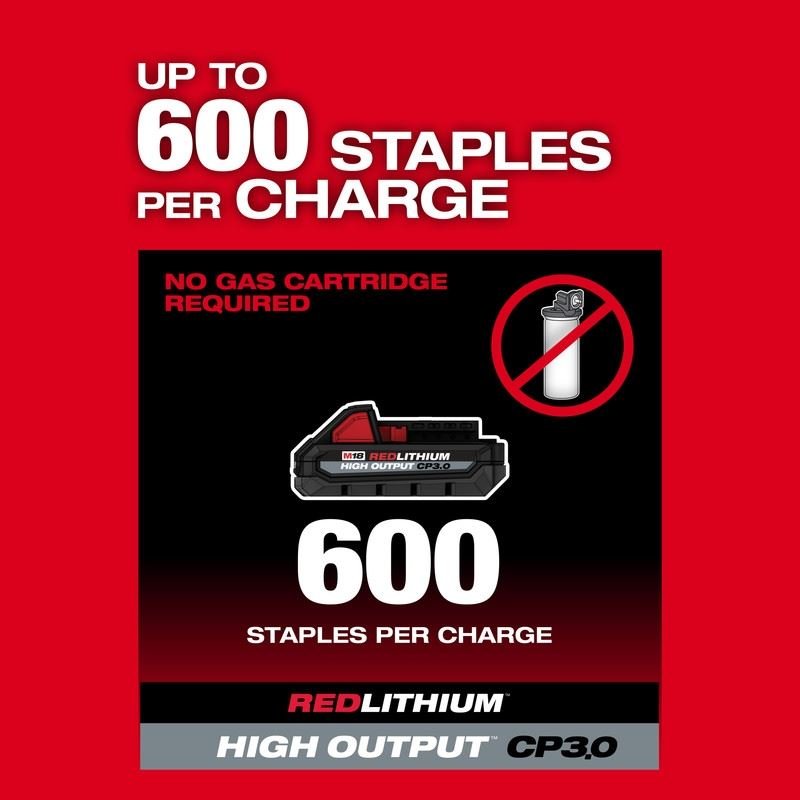 Milwaukee 2843 - 20 M18 FUEL UTILITY FENCING STAPLER - Mississauga Hardware Centre Inc