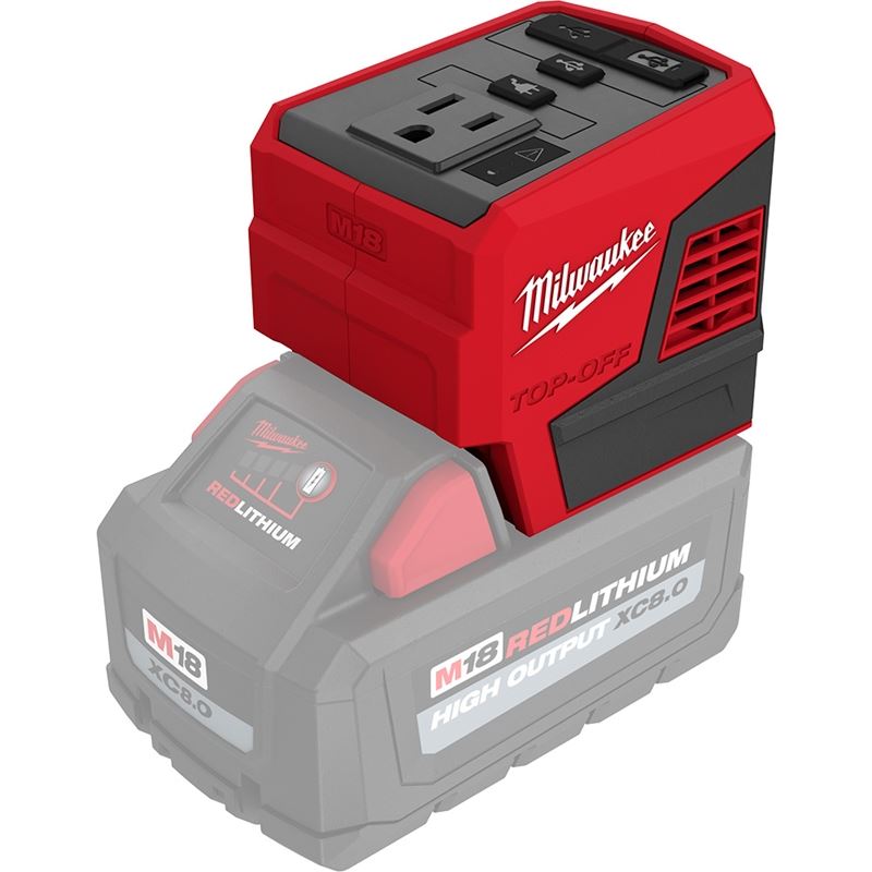 MILWAUKEE 2846 - 20 M18 TOP - OFF 175W POWER SUPPLY - Mississauga Hardware Centre Inc