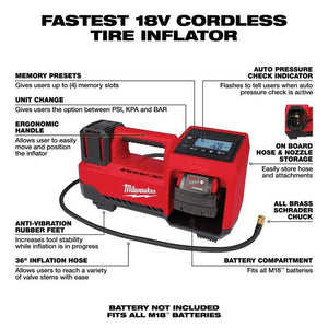 Milwaukee 2848 - 20 M18 Inflator - Mississauga Hardware Centre Inc