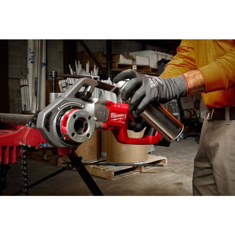 Milwaukee 2870 - 22 M18 FUEL Compact Pipe Threader w/ ONE - KEY w/ 1/2in - 1 - 1/4in Compact NPT Forged Aluminum Die Heads - Mississauga Hardware Centre Inc