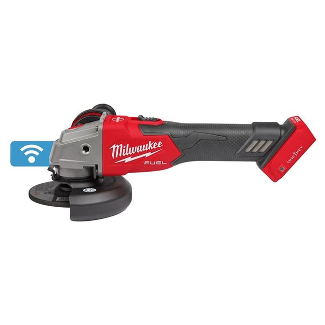 Milwaukee 2883 M18 FUEL 4 - 1/2in/ 5in Braking Grinder w/ ONE - KEY Slide Switch, Lock - On - Mississauga Hardware Centre Inc