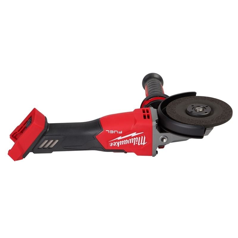 Milwaukee 2887 - 20 M18 FUEL 5in Flathead Braking Grinder, Slide Switch Lock - On - Mississauga Hardware Centre Inc