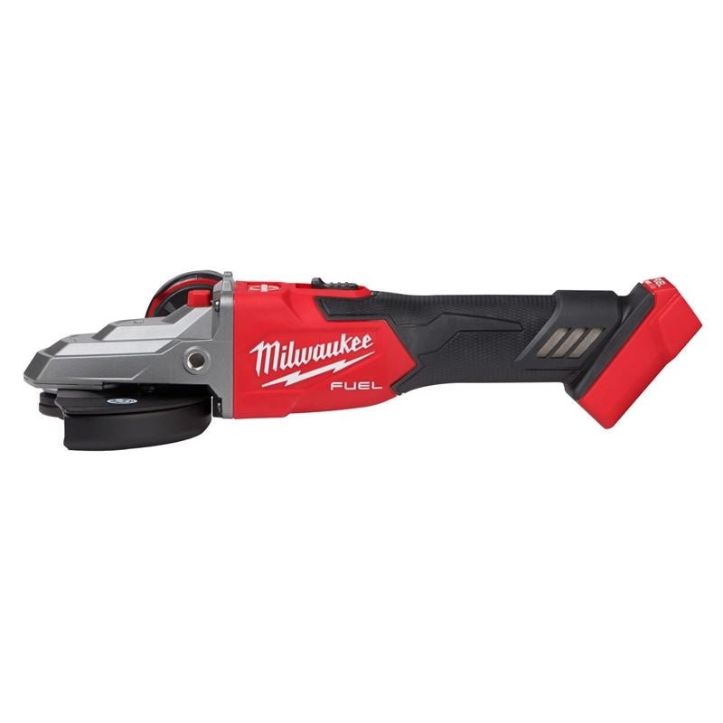 Milwaukee 2887 - 20 M18 FUEL 5in Flathead Braking Grinder, Slide Switch Lock - On - Mississauga Hardware Centre Inc