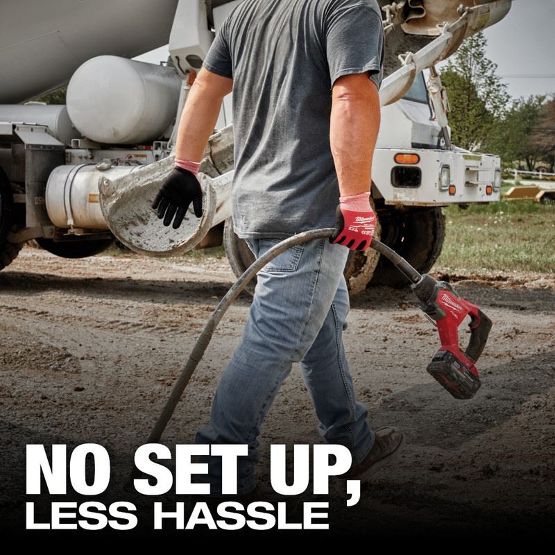 Milwaukee 2911 - 20 M18 FUEL 8ft Concrete Pencil Vibrator - Mississauga Hardware Centre Inc