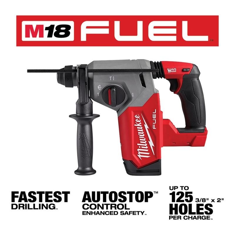 Milwaukee 2912 - 20 M18 FUEL 1 in SDS Plus Rotary Hammer - Mississauga Hardware Centre Inc