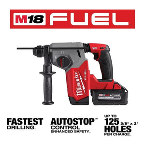 Milwaukee 2912 - 22 M18 FUEL 1 in SDS Plus Rotary Hammer Kit - Mississauga Hardware Centre Inc