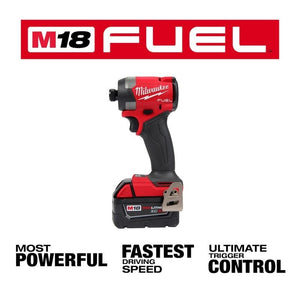 Milwaukee 2953 - 22 M18 FUEL 1/4in Hex Impact Driver Kit - Mississauga Hardware Centre Inc